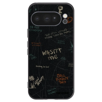 Picasee silikonový černý obal pro Google Pixel 10 Pro - CONFESSION