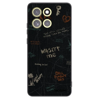 Picasee silikonový černý obal pro Motorola Moto G86 Power 5G - CONFESSION