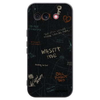 Picasee silikonový černý obal pro Google Pixel 10a - CONFESSION