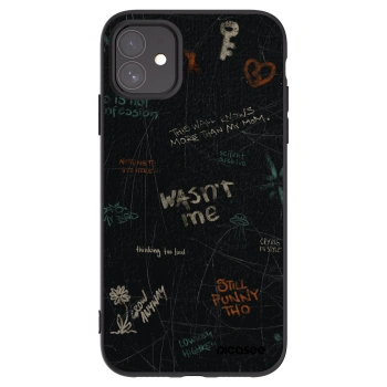 Picasee silikonový černý obal pro Apple iPhone 11 - CONFESSION