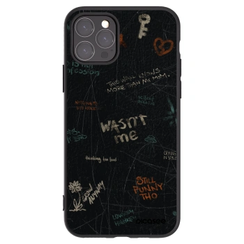 Picasee silikonový černý obal pro Apple iPhone 11 Pro - CONFESSION