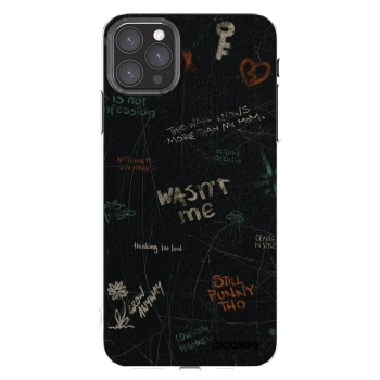 Picasee silikonový průhledný obal pro Apple iPhone 11 Pro Max - CONFESSION