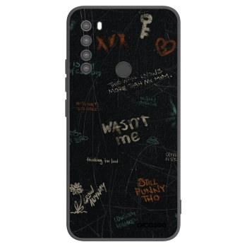 Picasee silikonový černý obal pro Xiaomi Redmi Note 8 - CONFESSION