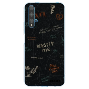 Picasee silikonový průhledný obal pro Huawei Nova 5T - CONFESSION