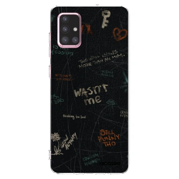 Picasee silikonový průhledný obal pro Samsung Galaxy A71 A715F - CONFESSION