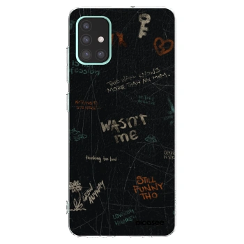 Picasee silikonový průhledný obal pro Samsung Galaxy A51 A515F - CONFESSION
