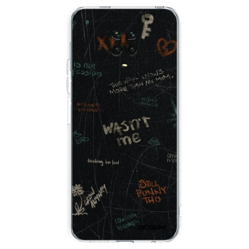 Picasee silikonový průhledný obal pro Xiaomi Redmi Note 9 Pro - CONFESSION