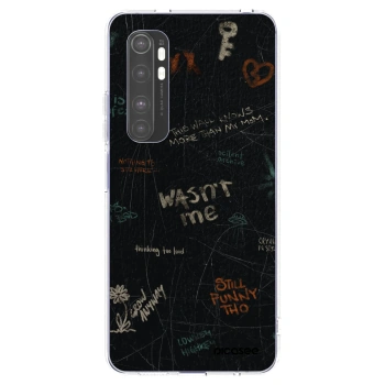 Picasee silikonový průhledný obal pro Xiaomi Mi Note 10 Lite - CONFESSION