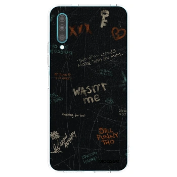 Picasee silikonový průhledný obal pro Samsung Galaxy A30s A307F - CONFESSION