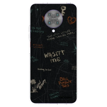 Picasee silikonový průhledný obal pro Xiaomi Poco F2 Pro - CONFESSION