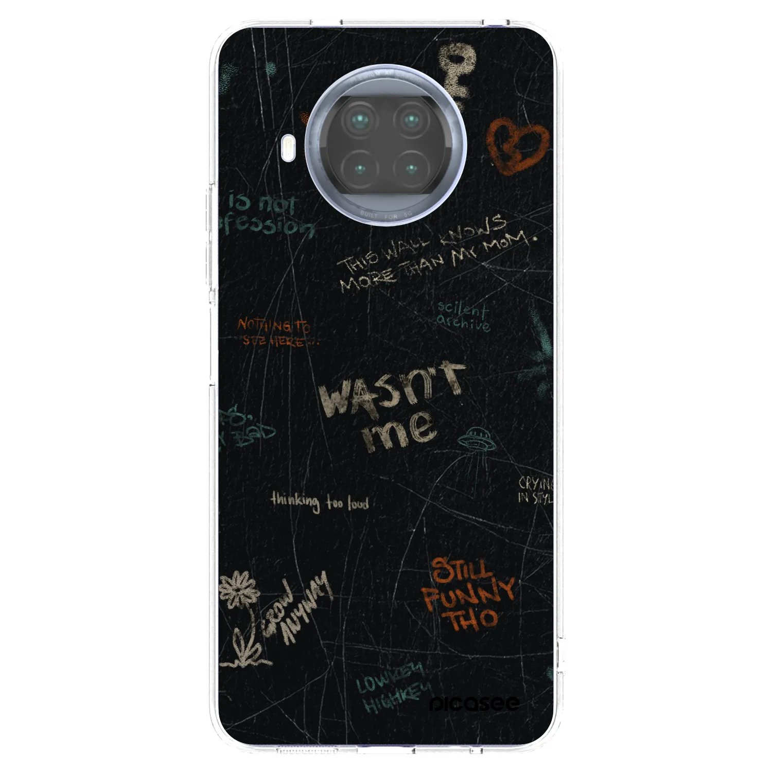 Picasee silikonový průhledný obal pro Xiaomi Mi 10T Lite - CONFESSION