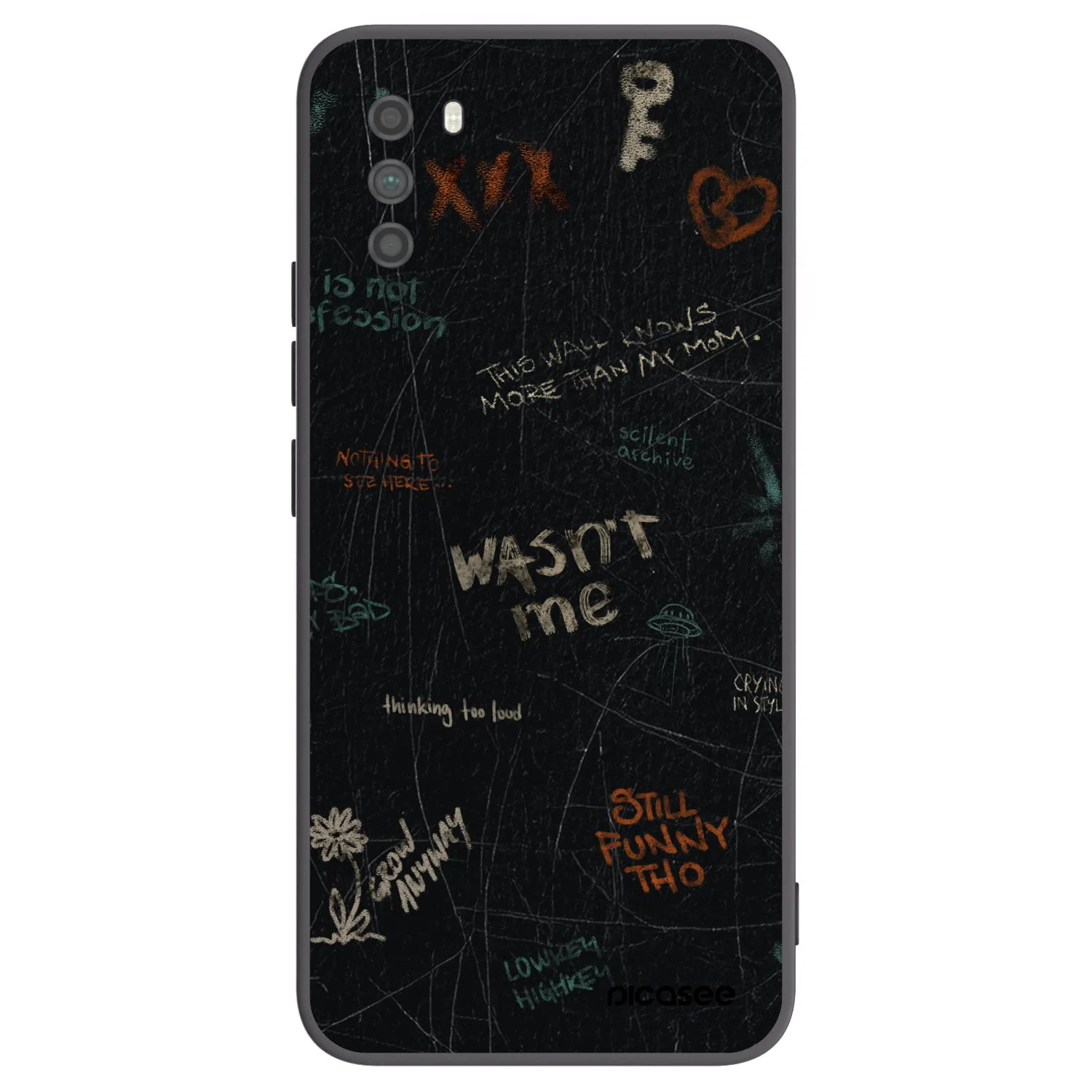 Picasee silikonový černý obal pro Xiaomi Poco M3 - CONFESSION
