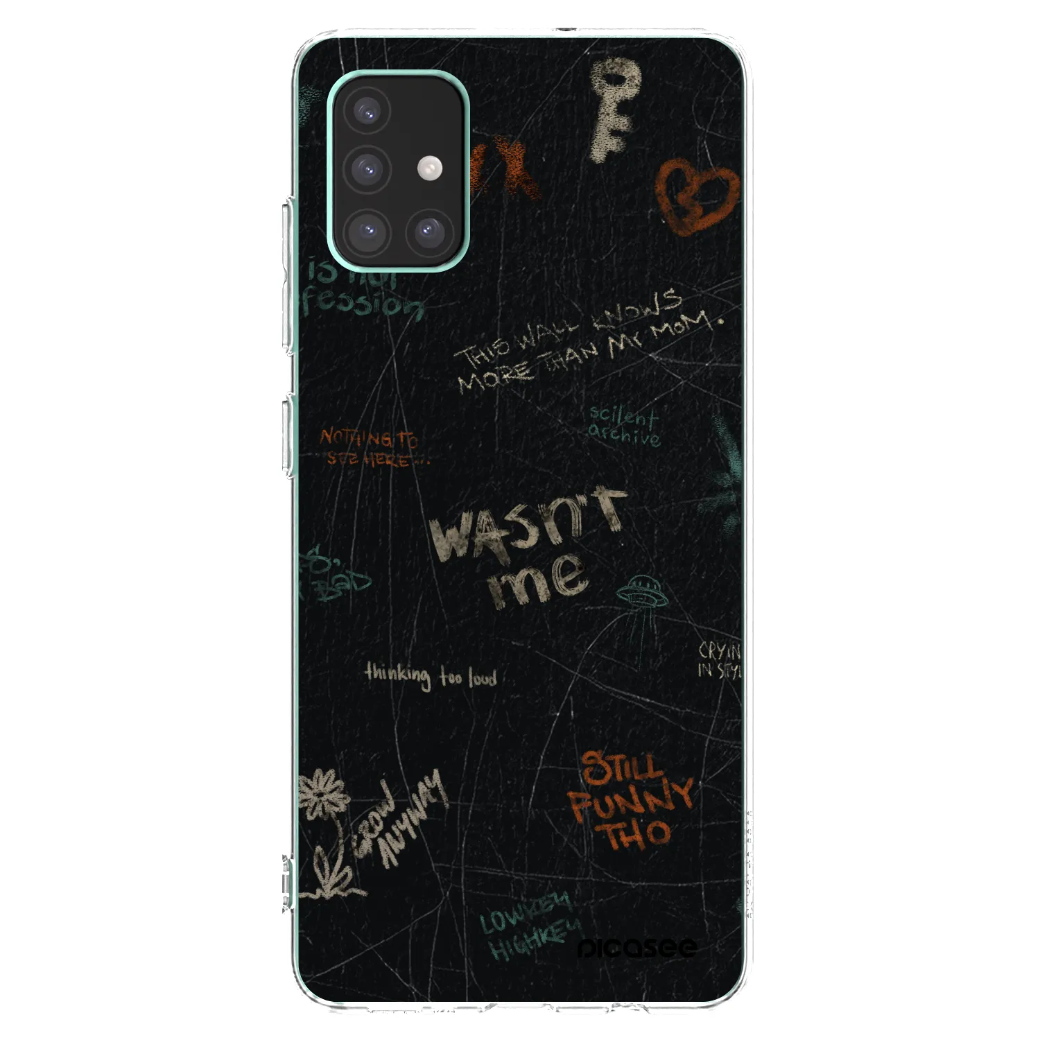 Picasee silikonový průhledný obal pro Samsung Galaxy M51 M515F - CONFESSION