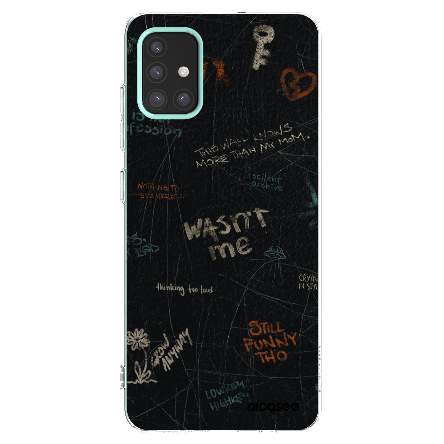 Picasee silikonový průhledný obal pro Samsung Galaxy M31s - CONFESSION