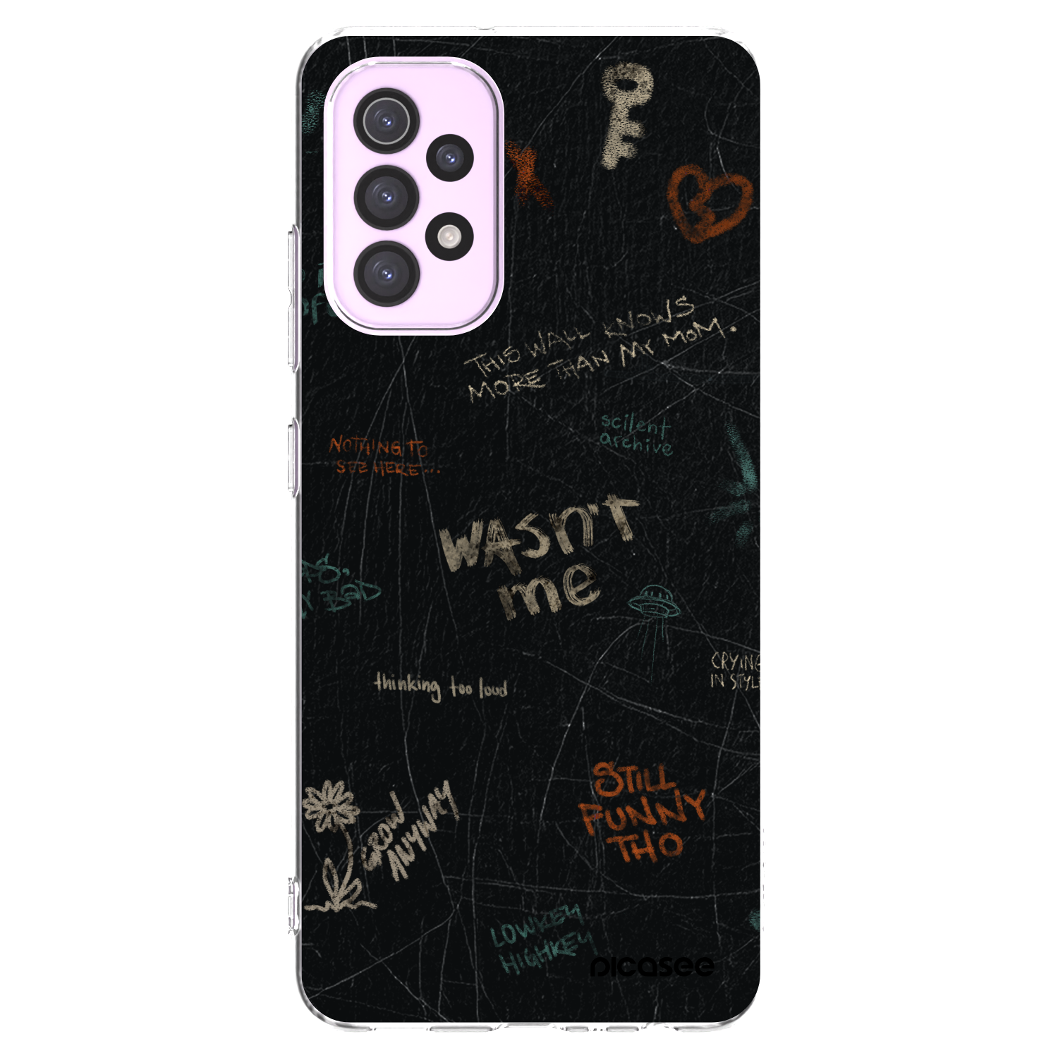 Picasee silikonový průhledný obal pro Samsung Galaxy A32 5G A326B - CONFESSION