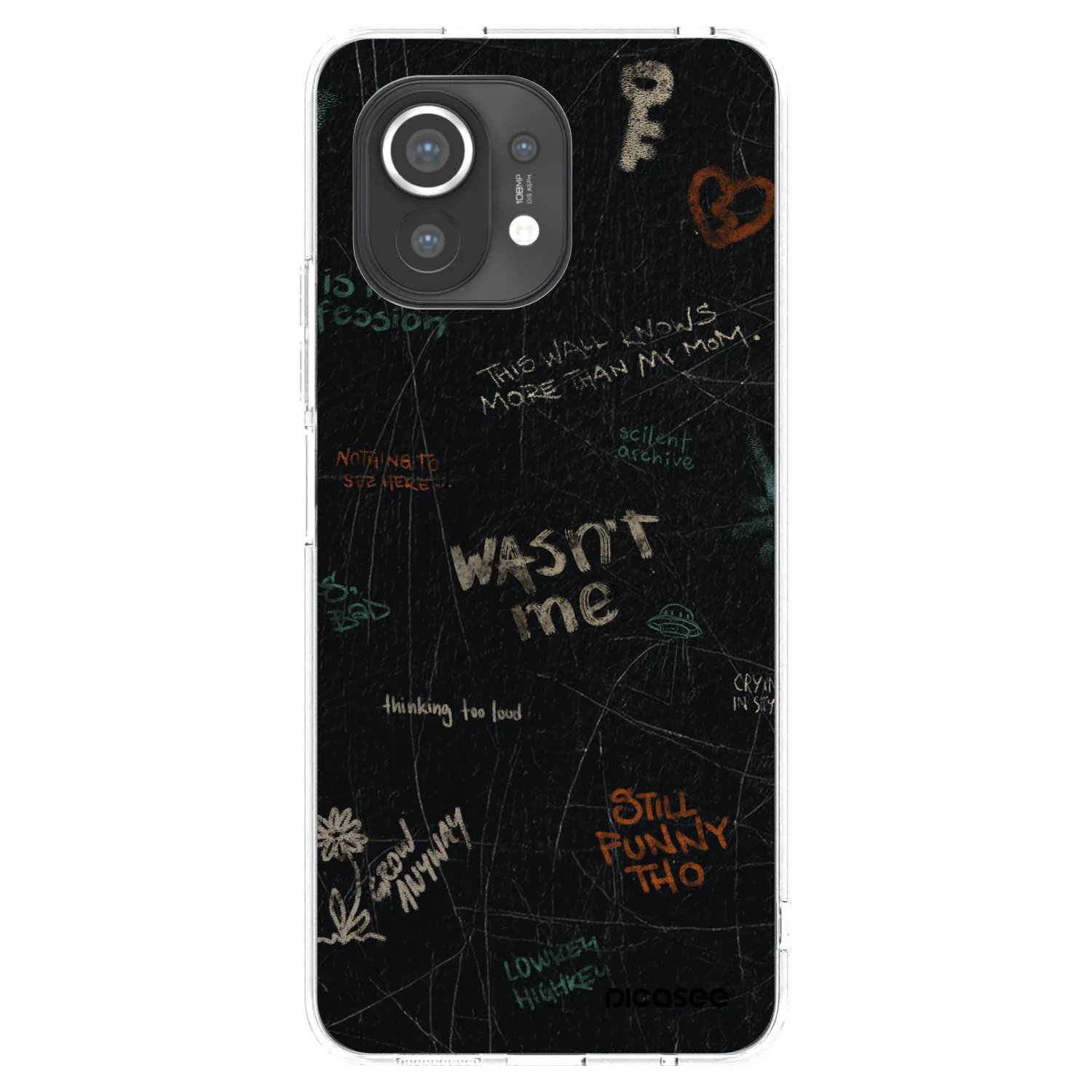 Picasee silikonový průhledný obal pro Xiaomi Mi 11 - CONFESSION