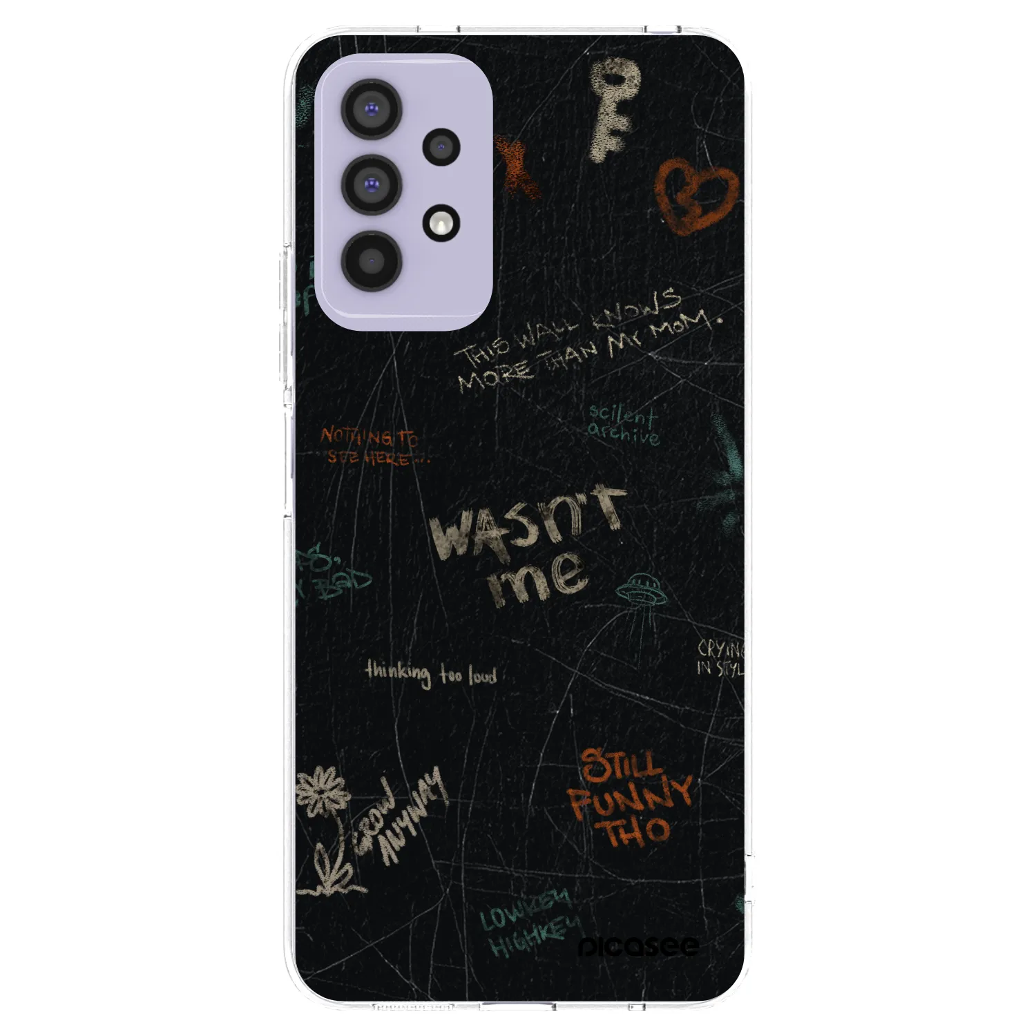 Picasee silikonový průhledný obal pro Samsung Galaxy A32 4G SM-A325F - CONFESSION