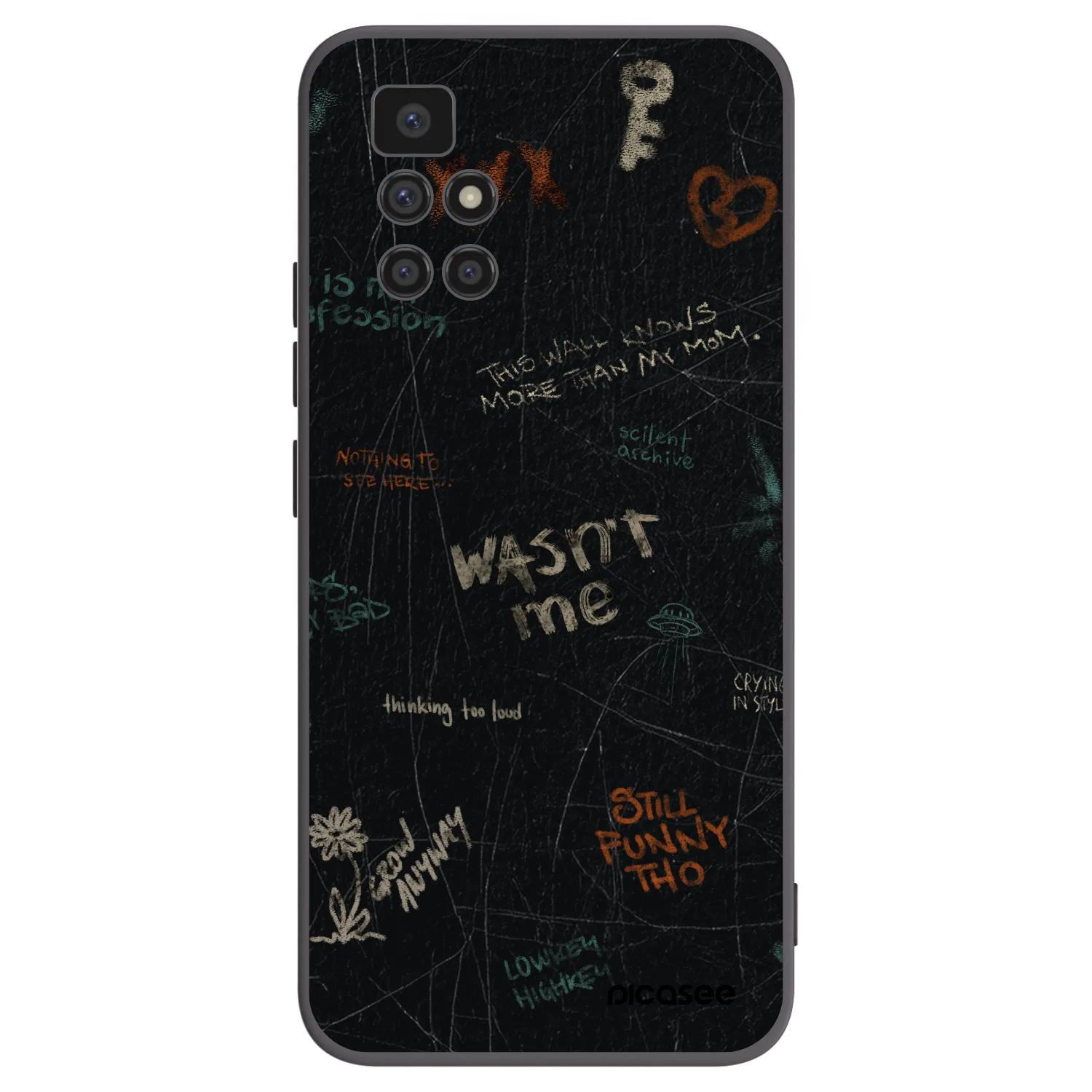 Picasee silikonový černý obal pro Xiaomi Redmi 10 - CONFESSION