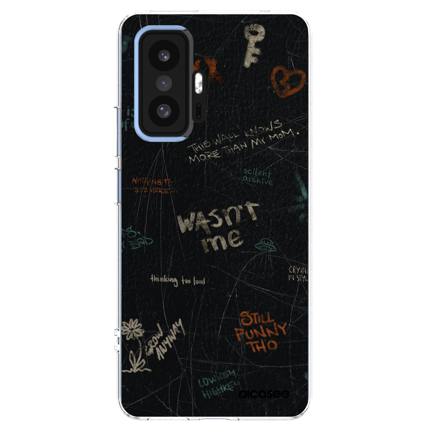 Picasee silikonový průhledný obal pro Xiaomi 11T - CONFESSION