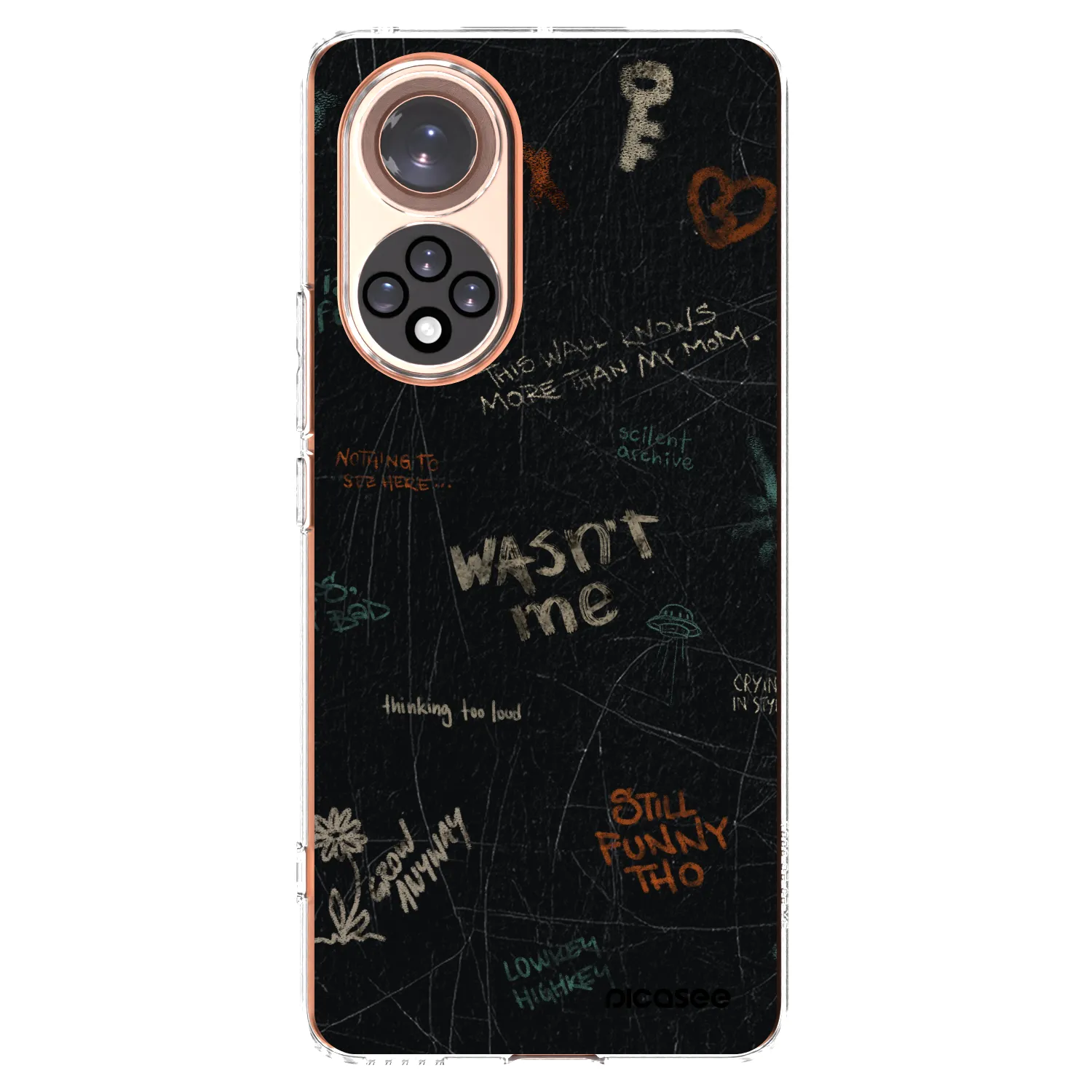 Picasee silikonový průhledný obal pro Honor 50 5G - CONFESSION