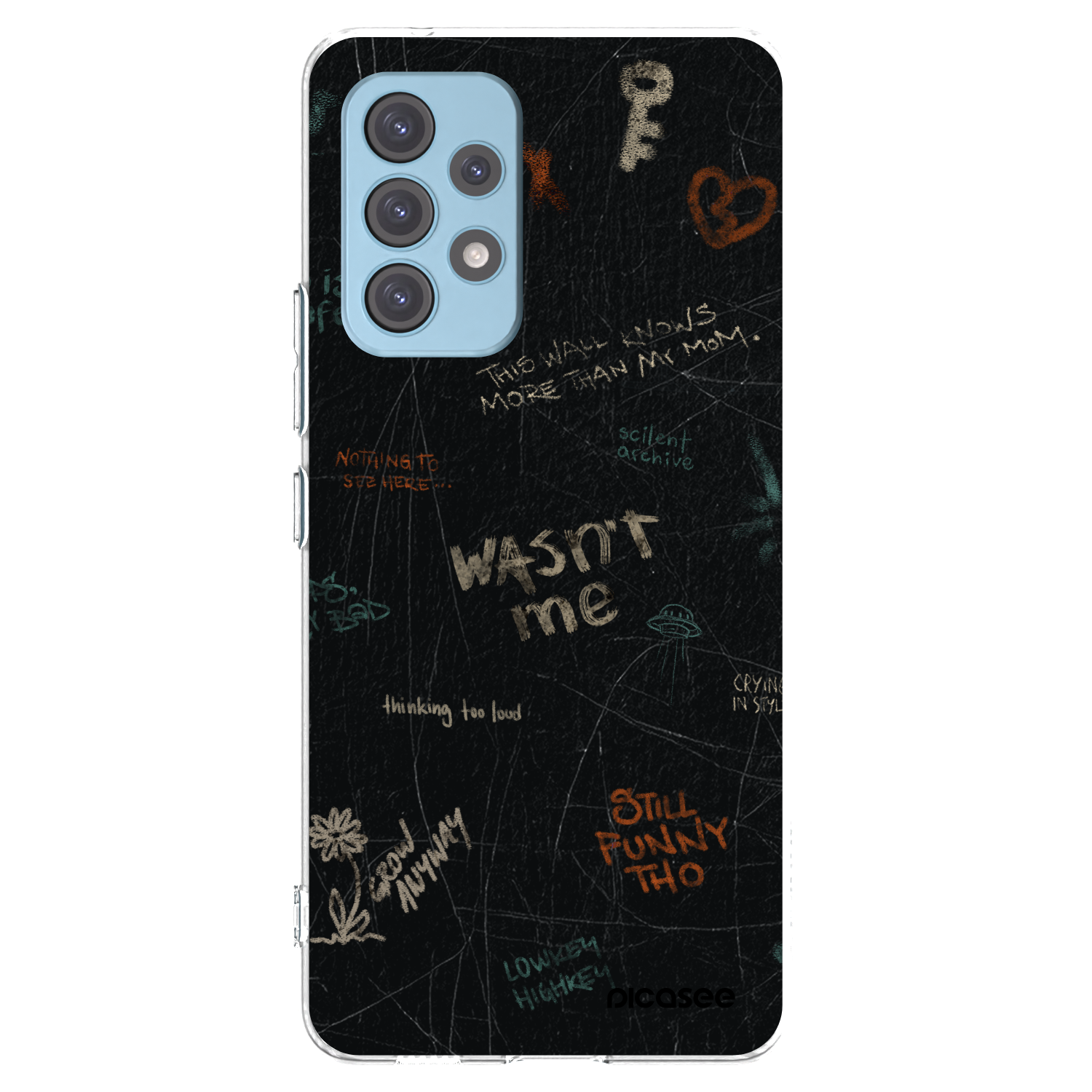 Picasee silikonový průhledný obal pro Samsung Galaxy A53 5G A536 - CONFESSION