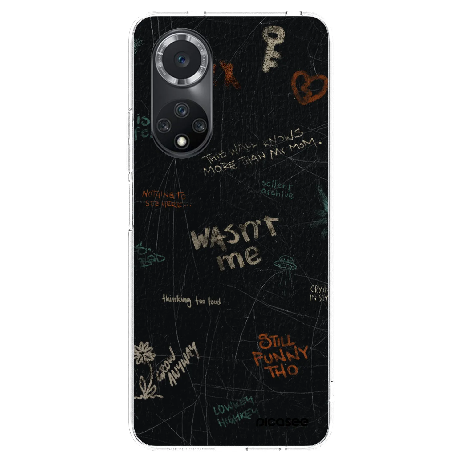 Picasee silikonový průhledný obal pro Huawei Nova 9 SE - CONFESSION