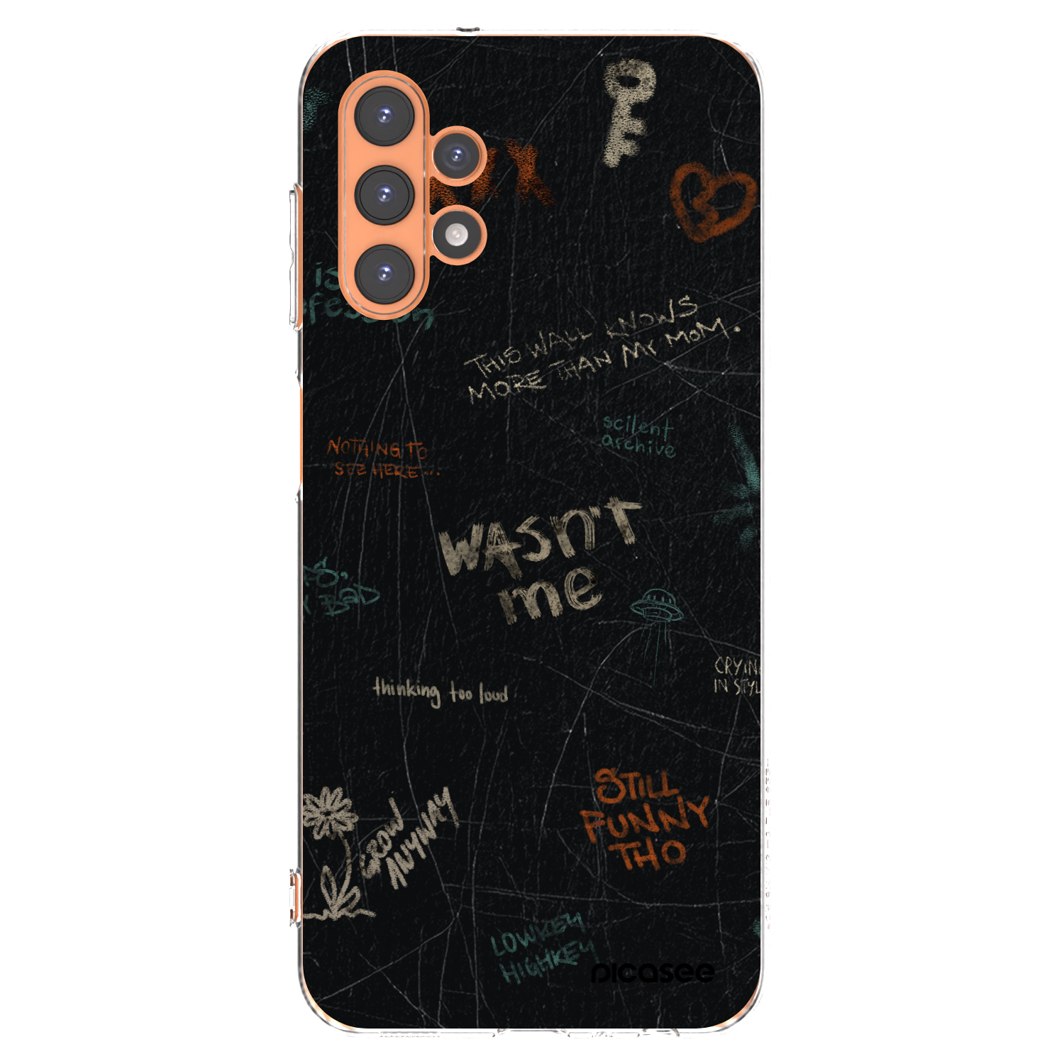 Picasee silikonový průhledný obal pro Samsung Galaxy A13 4G A135 - CONFESSION