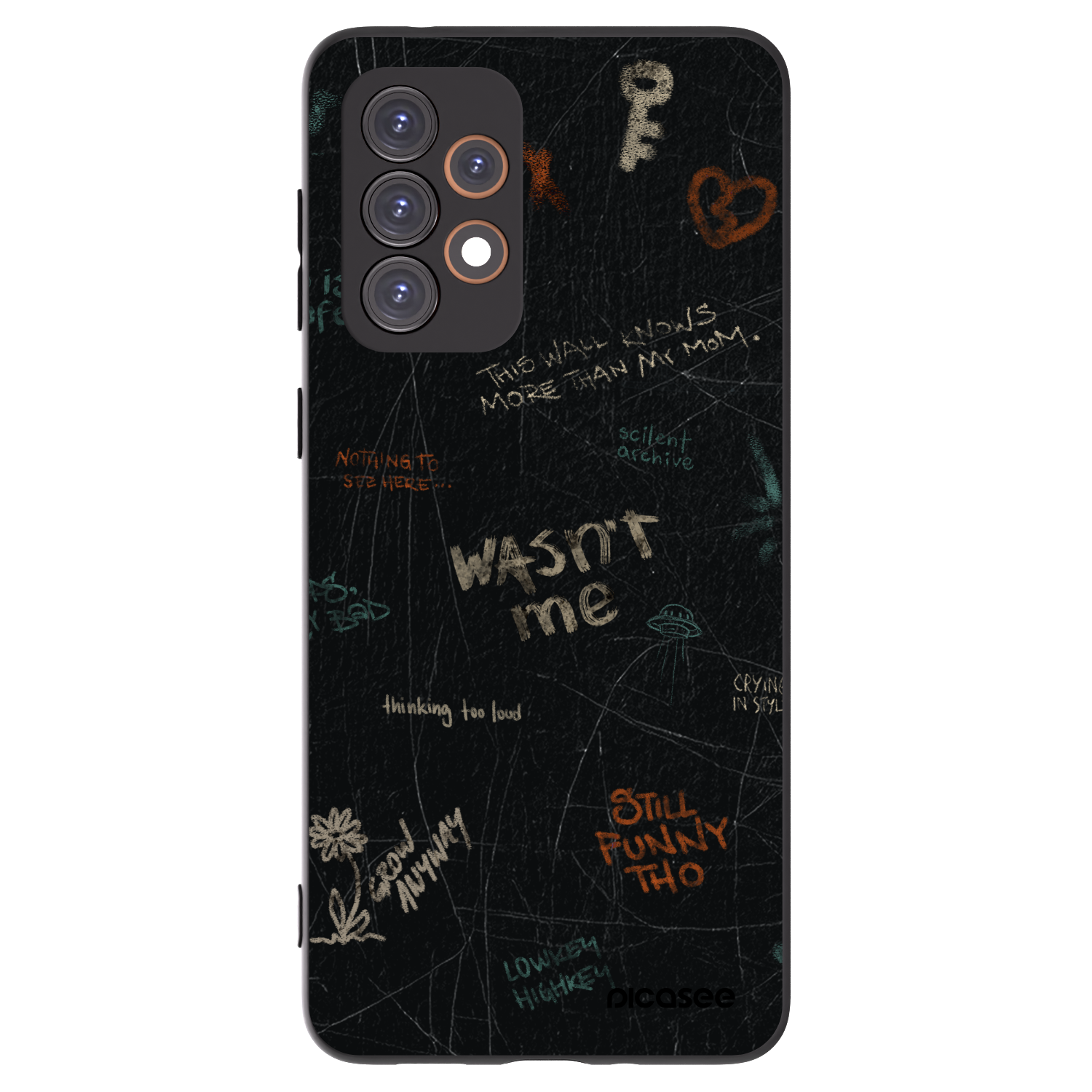 Picasee silikonový černý obal pro Samsung Galaxy A33 5G A336 - CONFESSION