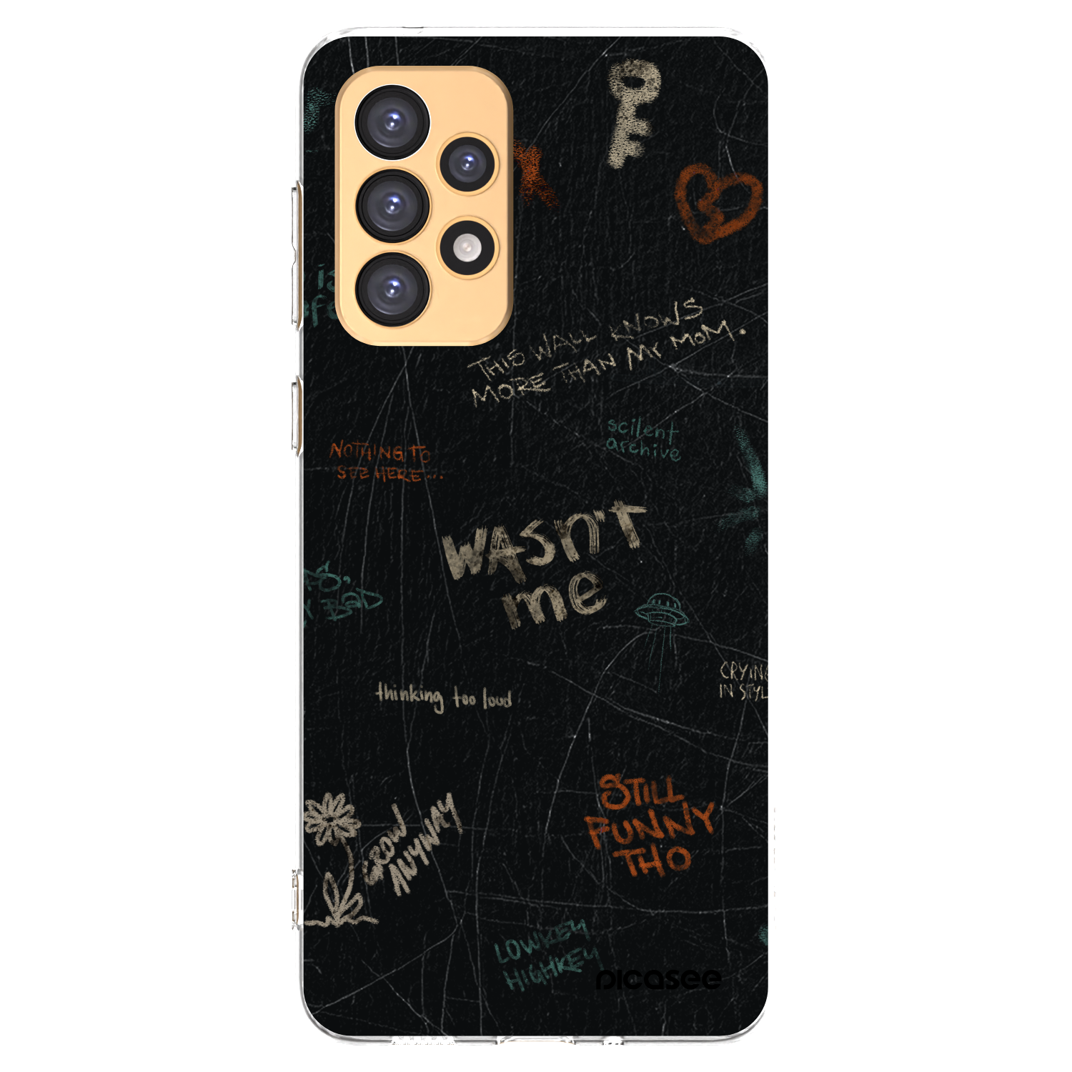 Picasee silikonový průhledný obal pro Samsung Galaxy A33 5G A336 - CONFESSION