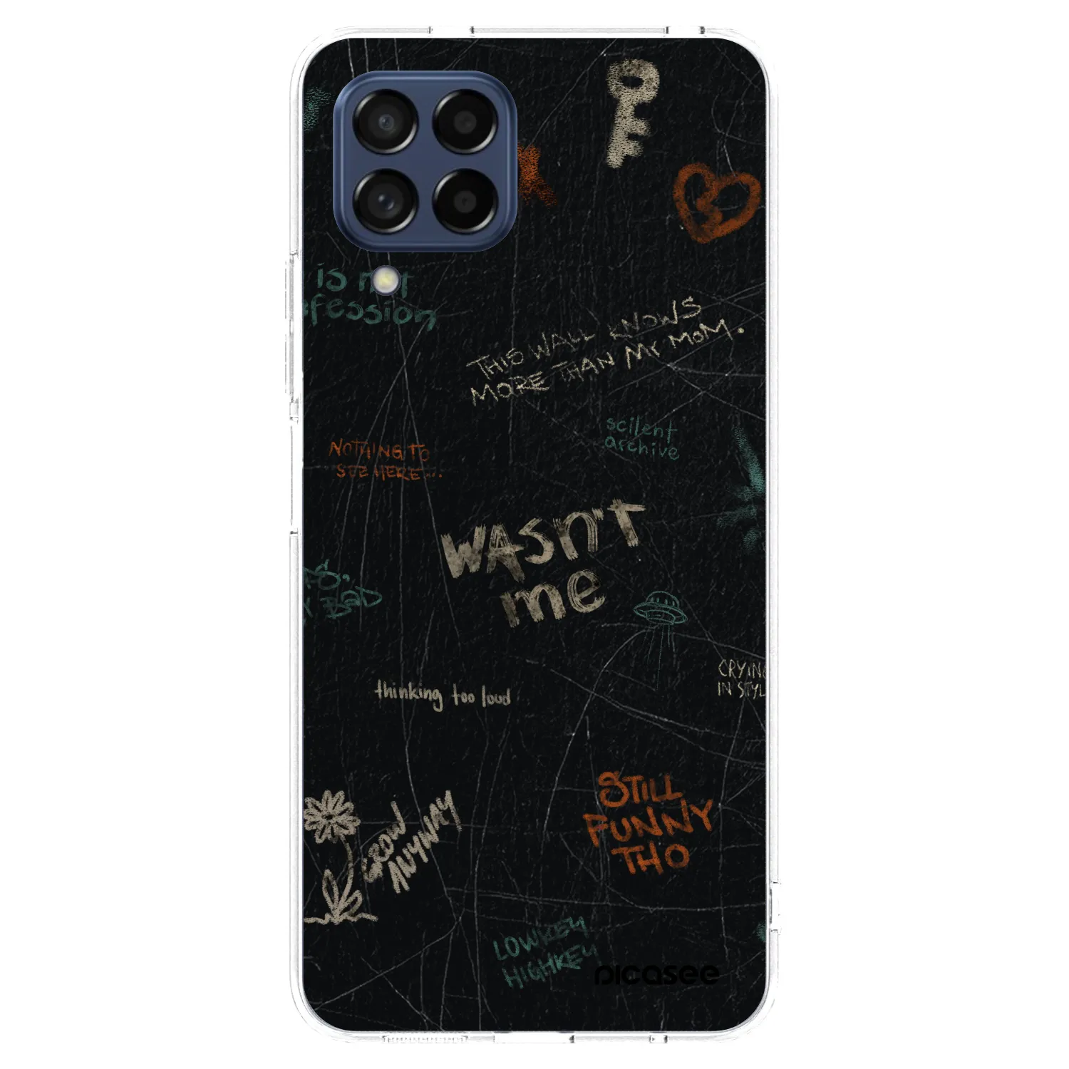 Picasee silikonový průhledný obal pro Samsung Galaxy M53 5G - CONFESSION