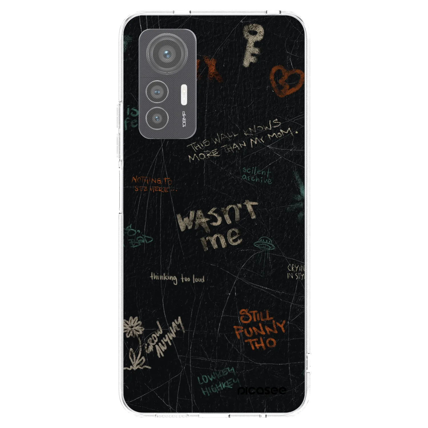 Picasee silikonový průhledný obal pro Xiaomi 12 Lite - CONFESSION