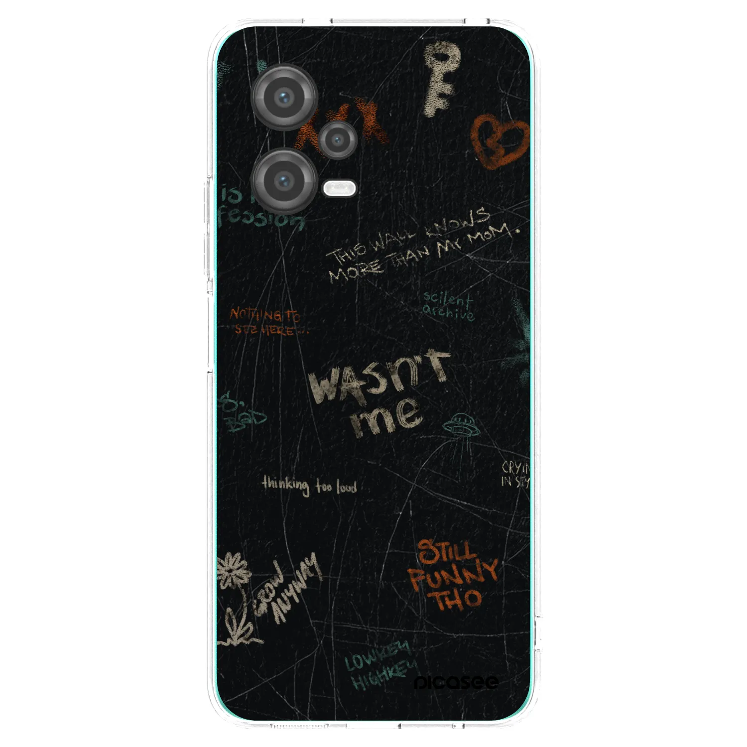 Picasee silikonový průhledný obal pro Xiaomi Poco X5 - CONFESSION