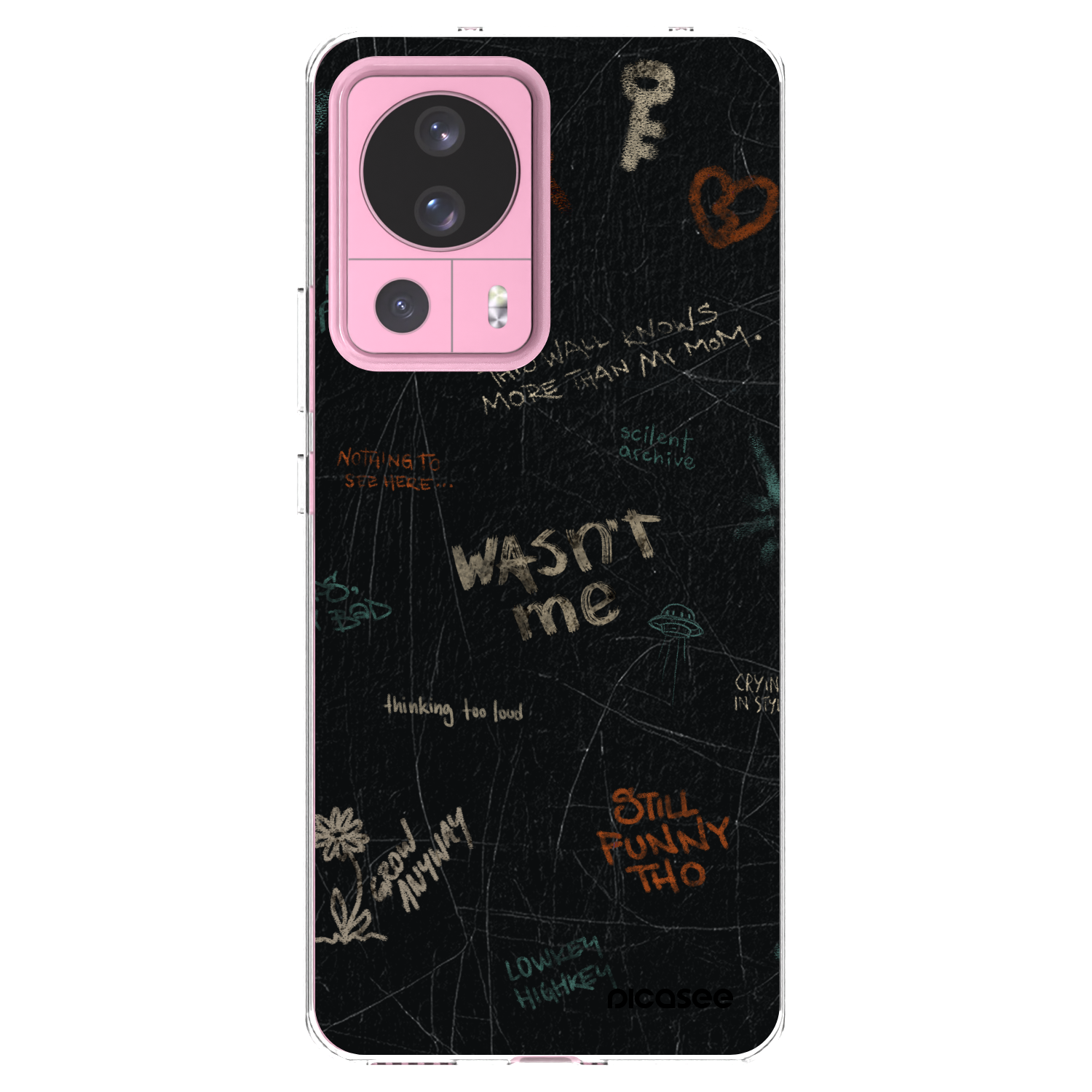Picasee silikonový průhledný obal pro Xiaomi 13 Lite - CONFESSION