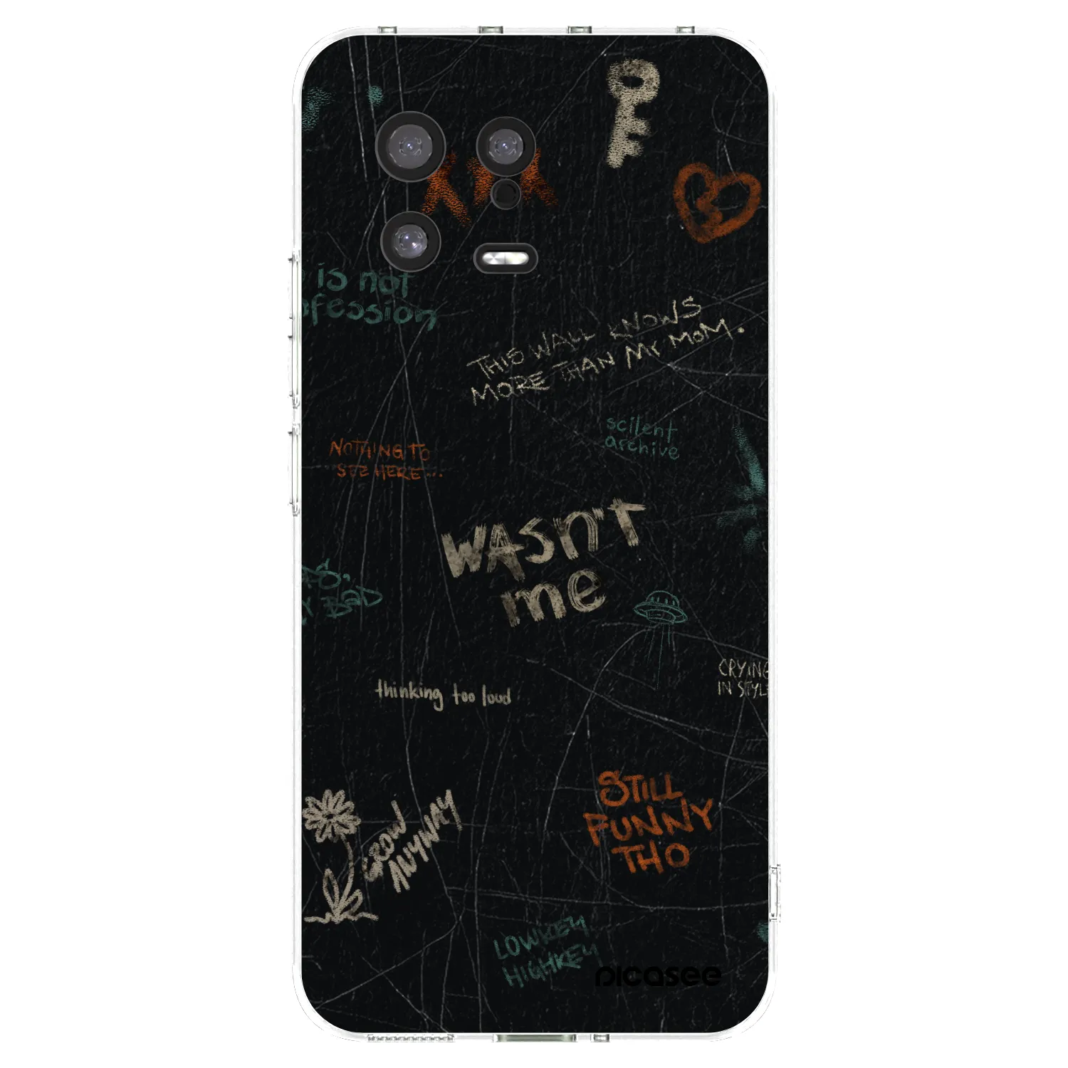 Picasee silikonový průhledný obal pro Xiaomi 13 - CONFESSION