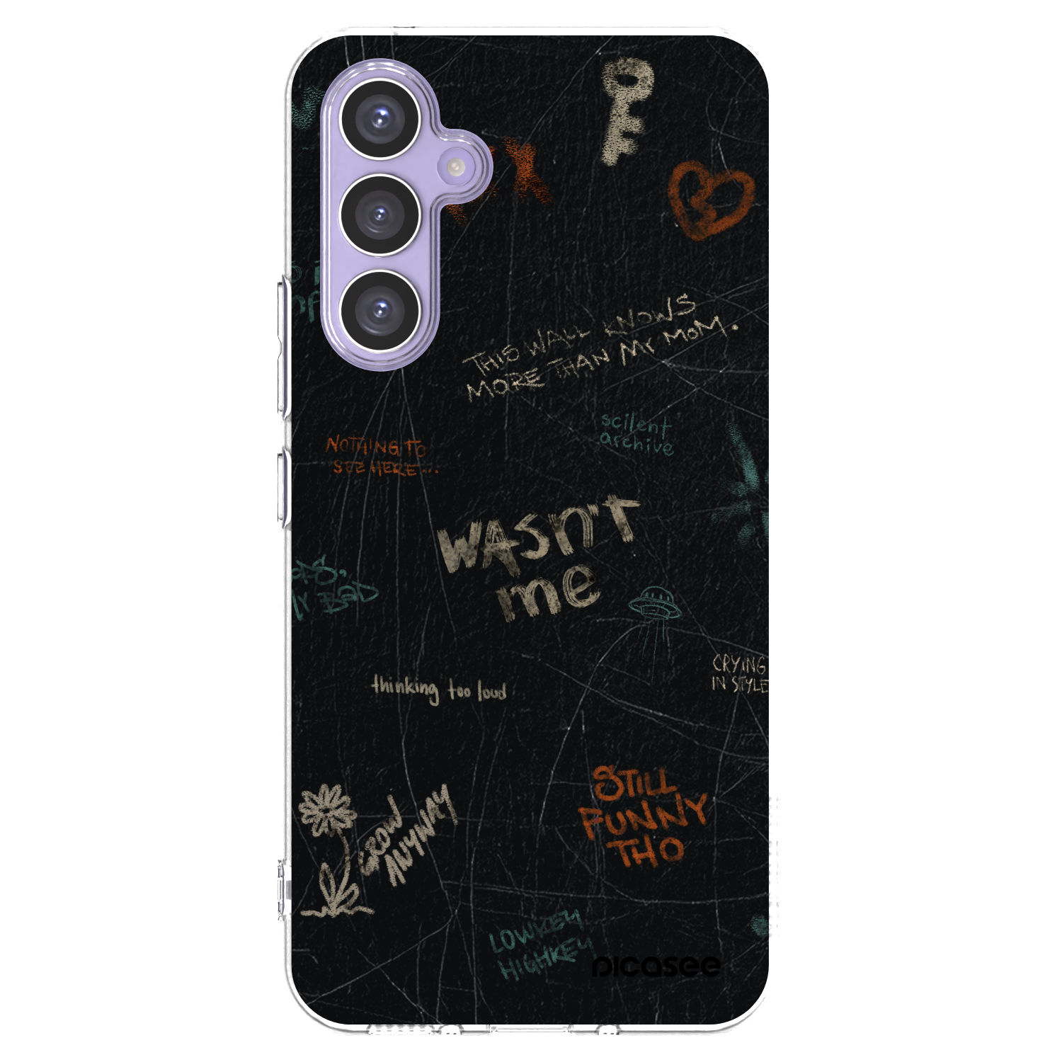 Picasee silikonový průhledný obal pro Samsung Galaxy A54 5G A546B - CONFESSION