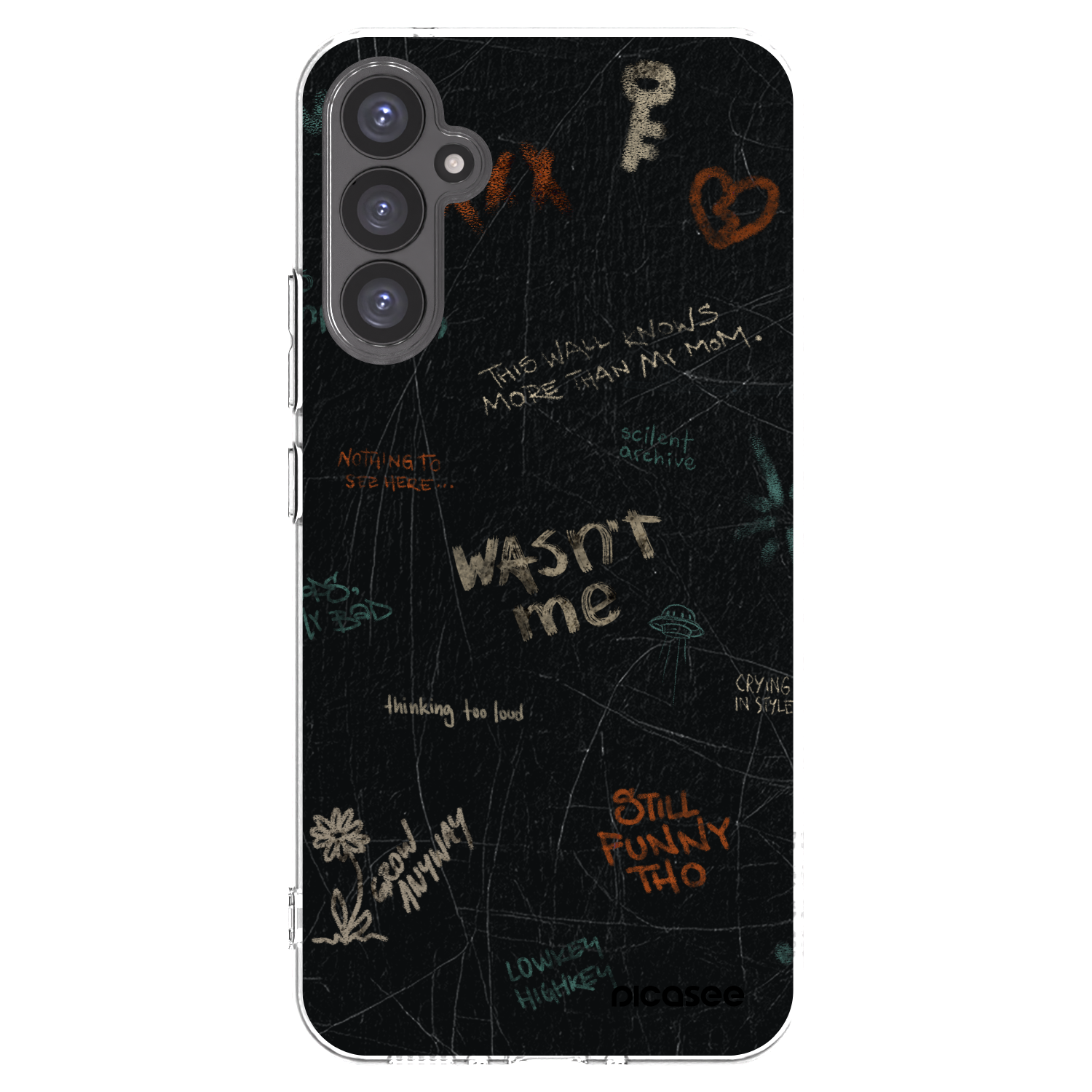 Picasee silikonový průhledný obal pro Samsung Galaxy A34 5G A346B - CONFESSION