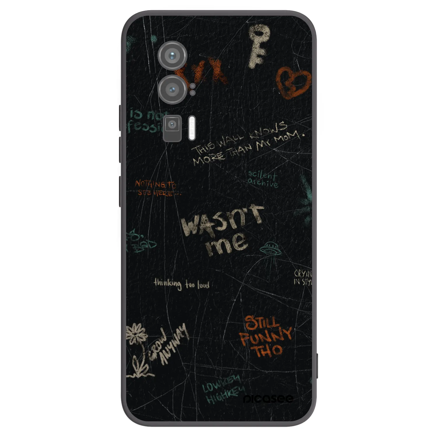 Picasee silikonový černý obal pro Xiaomi Poco F5 Pro 5G - CONFESSION