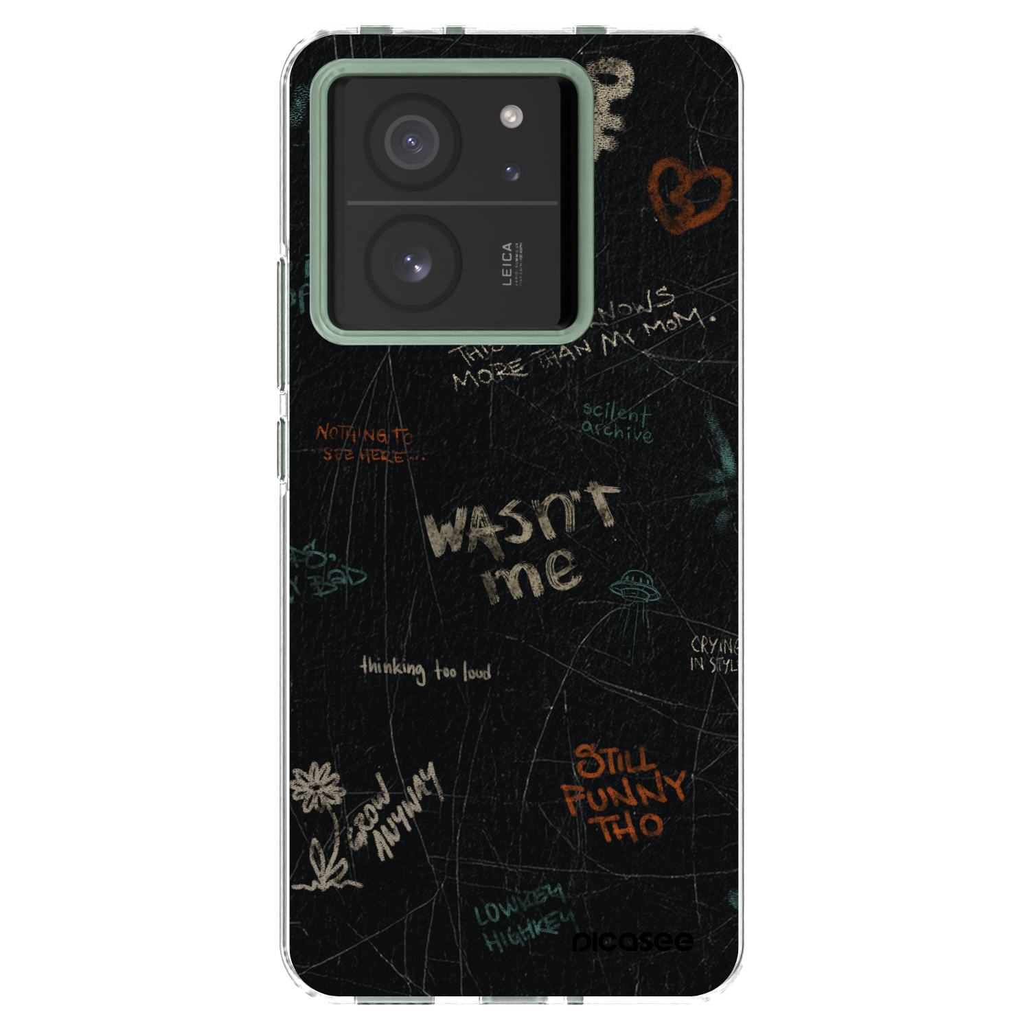 Picasee silikonový průhledný obal pro Xiaomi 13T - CONFESSION
