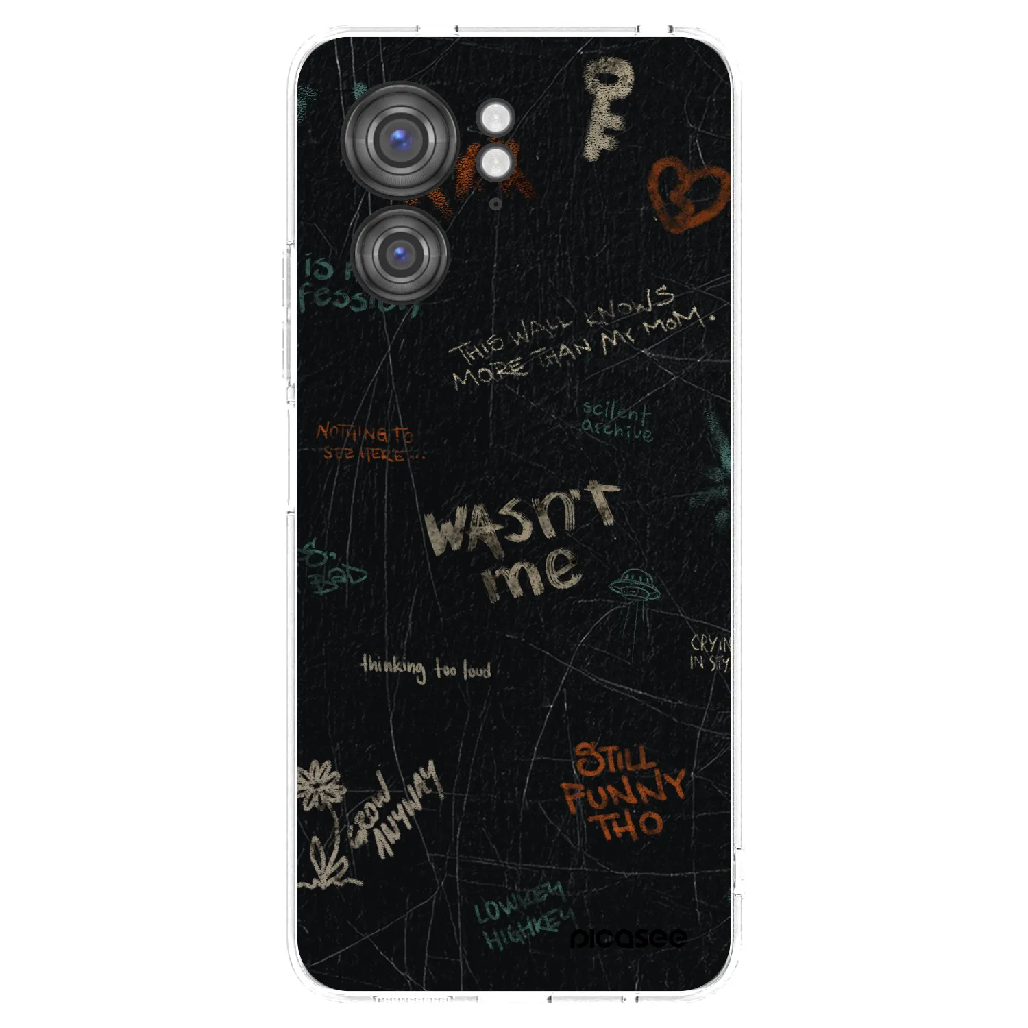 Picasee silikonový průhledný obal pro Motorola Edge 40 - CONFESSION