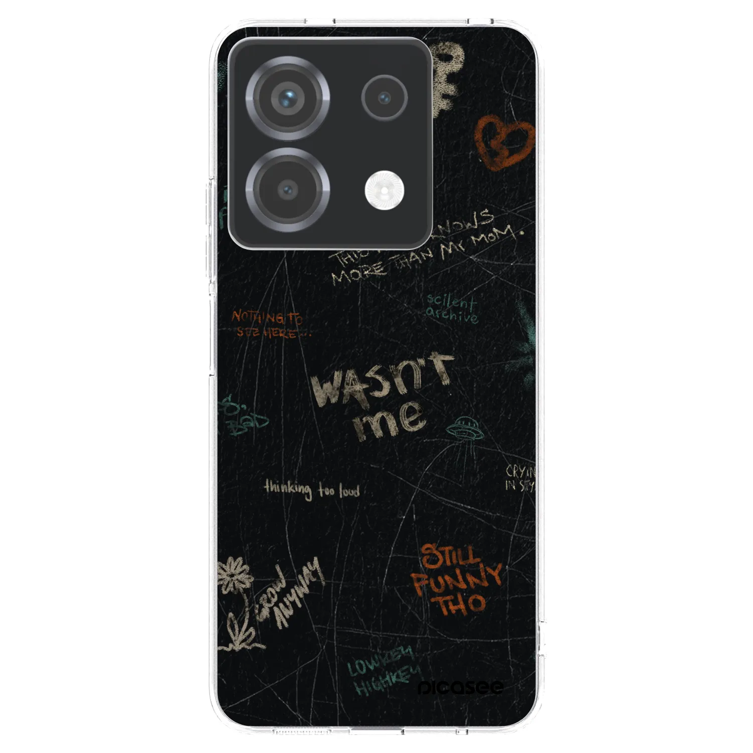 Picasee silikonový průhledný obal pro Xiaomi Poco X6 - CONFESSION