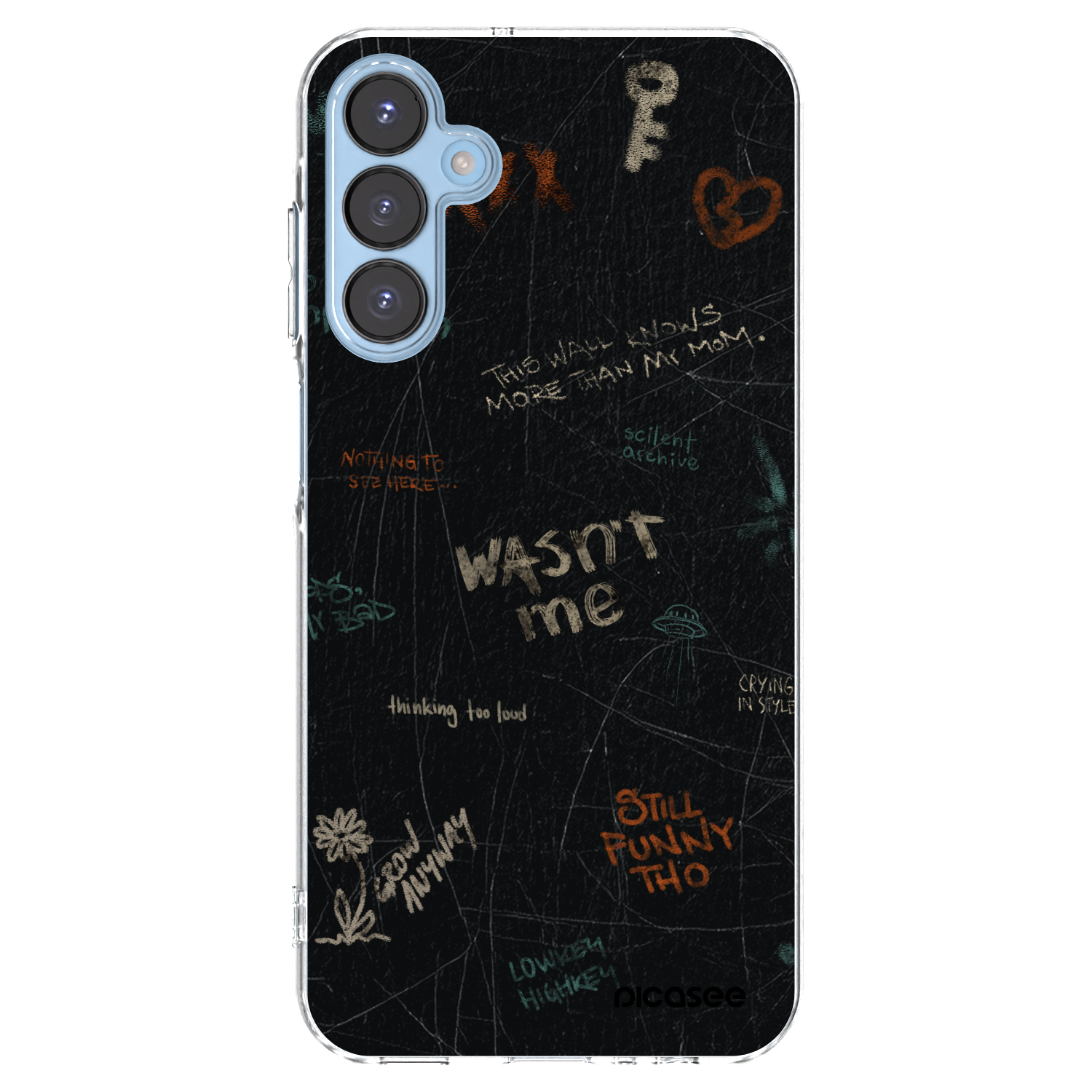 Picasee silikonový průhledný obal pro Samsung Galaxy A15 A156B 5G - CONFESSION