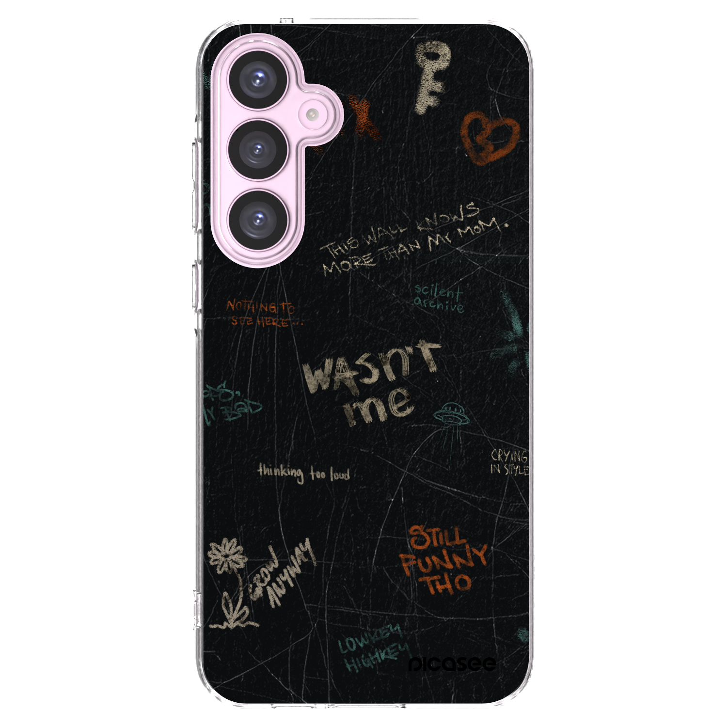 Picasee silikonový průhledný obal pro Samsung Galaxy A55 5G A556B - CONFESSION