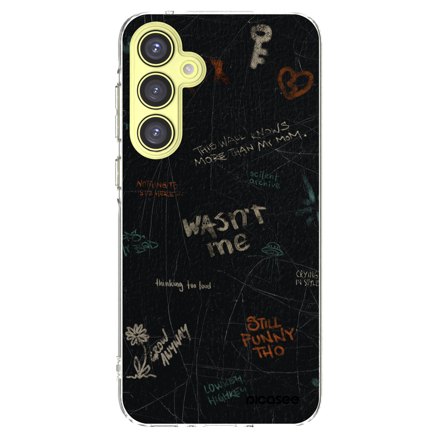 Picasee silikonový průhledný obal pro Samsung Galaxy A35 5G A356B - CONFESSION