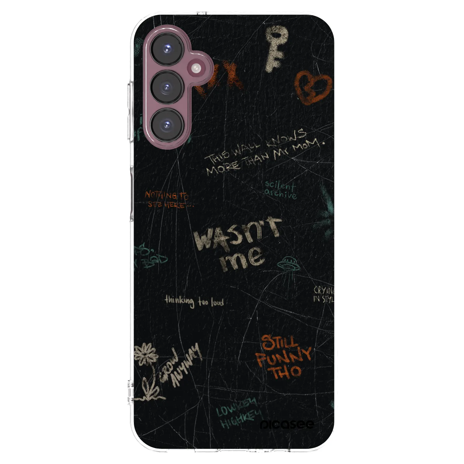 Picasee silikonový průhledný obal pro Samsung Galaxy A05s A057G - CONFESSION
