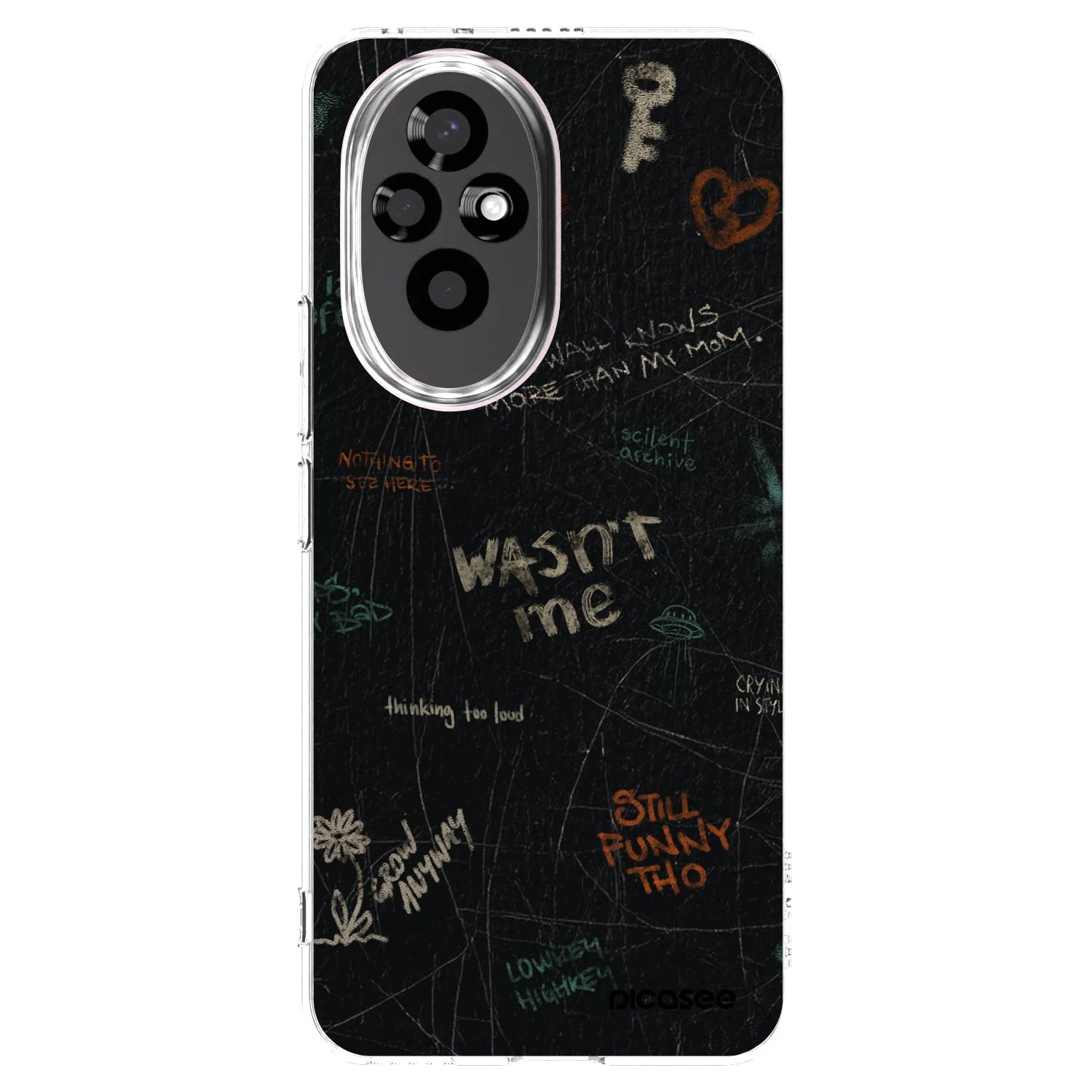 Picasee silikonový průhledný obal pro Honor 200 Pro 5G - CONFESSION
