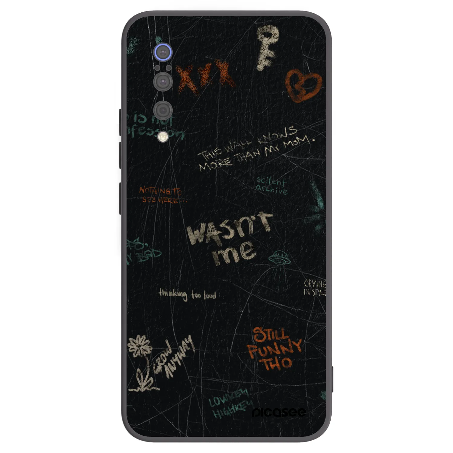 Picasee silikonový černý obal pro Xiaomi Mi 9 - CONFESSION