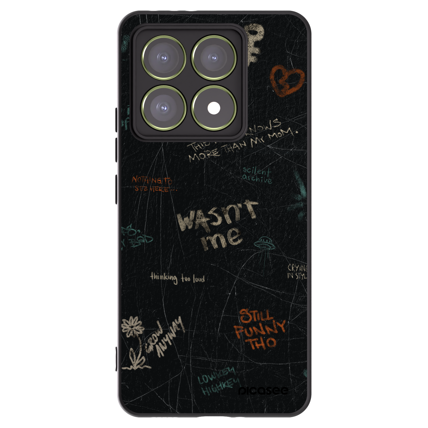 Picasee silikonový černý obal pro Xiaomi 14T - CONFESSION