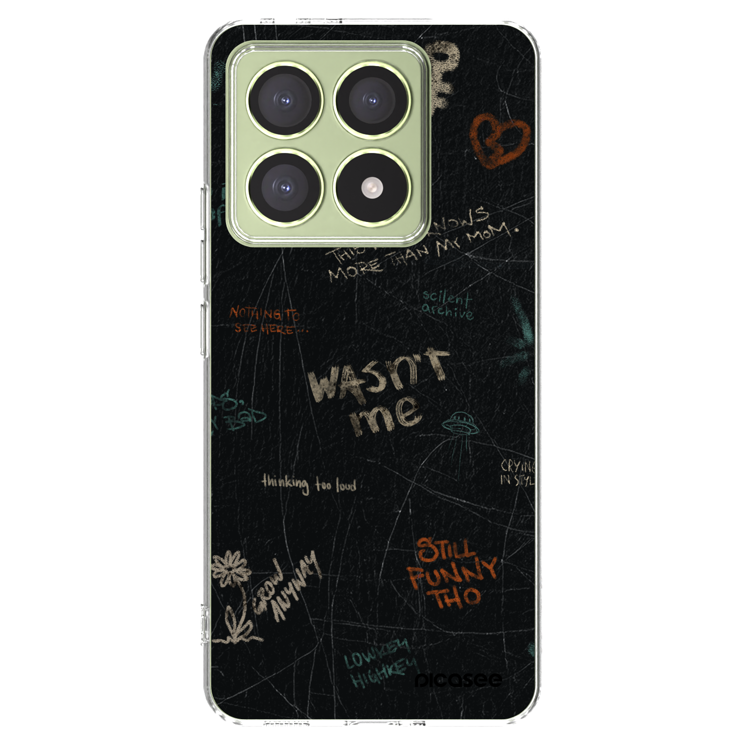 Picasee silikonový průhledný obal pro Xiaomi 14T - CONFESSION