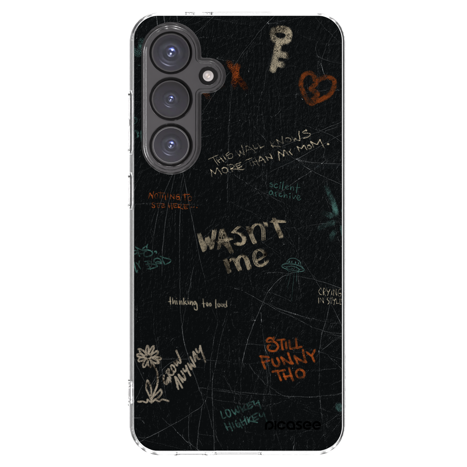 Picasee silikonový průhledný obal pro Samsung Galaxy S24 FE S721B - CONFESSION