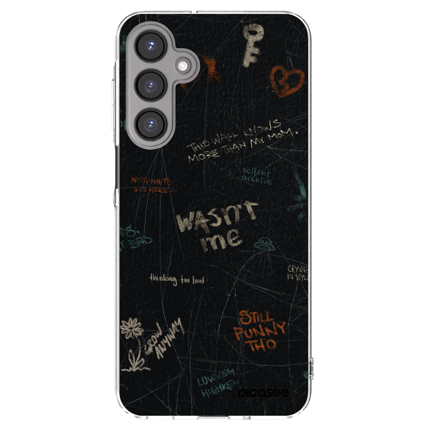 Picasee silikonový průhledný obal pro Samsung Galaxy A16 5G - CONFESSION